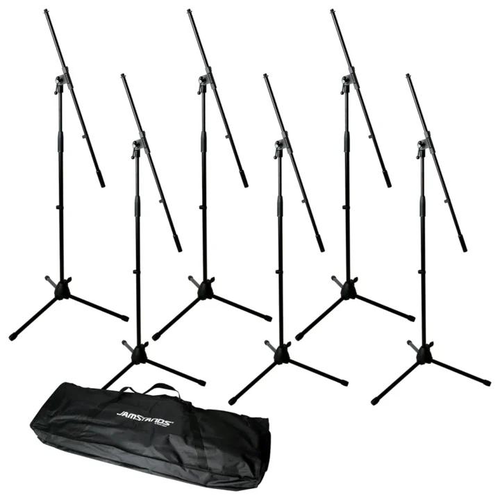 JamStands JS-MCFB6PK 6-delige set microfoonstatieven, Instrumentstandaard, ., Nieuw, Ophalen of Verzenden