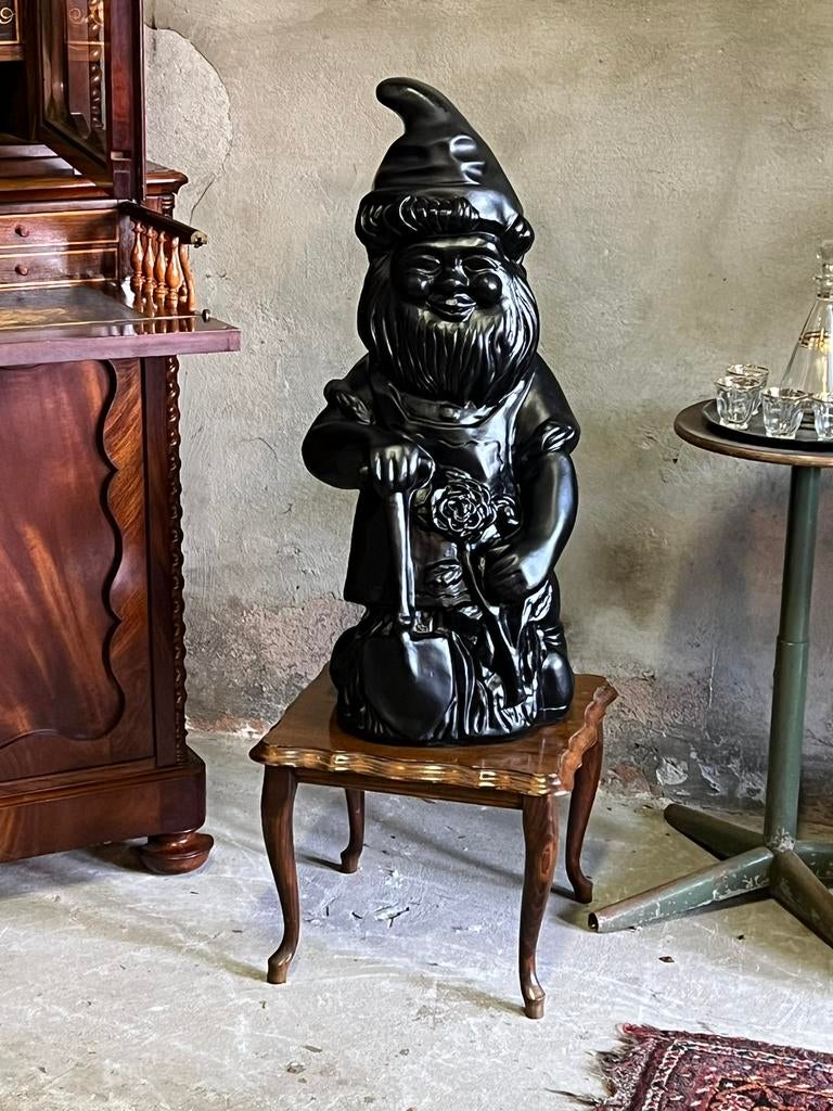 Mega tuinkabouter zwart, Tuin en Terras, Kunststof, Ophalen of Verzenden, Zo goed als nieuw, Nvt