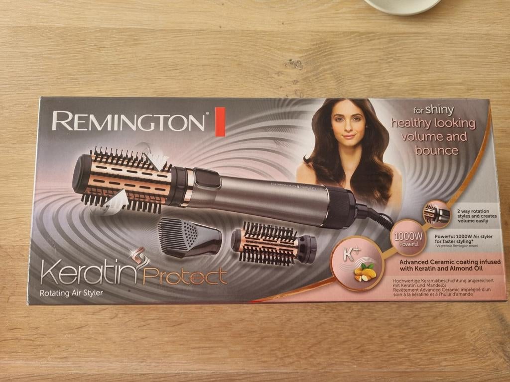 Remington Keratin Rotating Air Styler, Ophalen, Zo goed als nieuw, Föhn of Haardroger