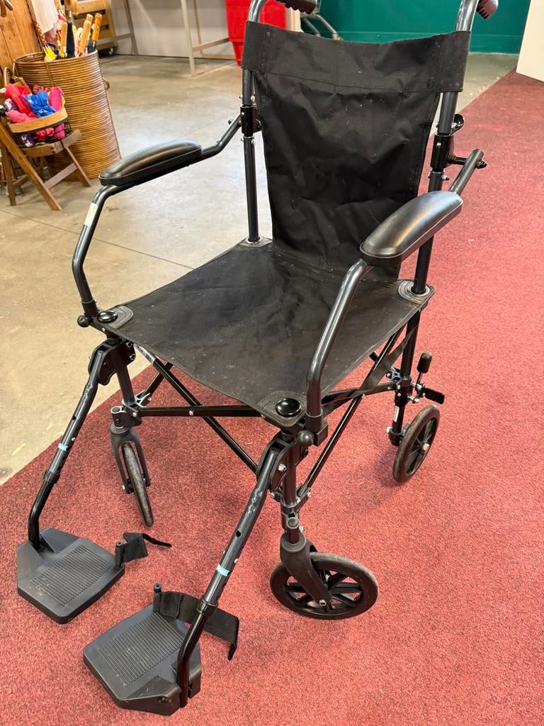 Rolstoel opvouwbaar, Diversen, Rolstoelen, Ophalen of Verzenden, Zo goed als nieuw, Duwrolstoel