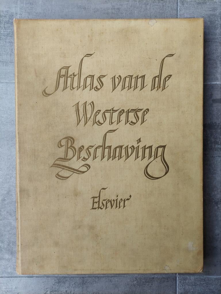 Atlas van de westerse beschaving elsevier 1951, Ophalen of Verzenden