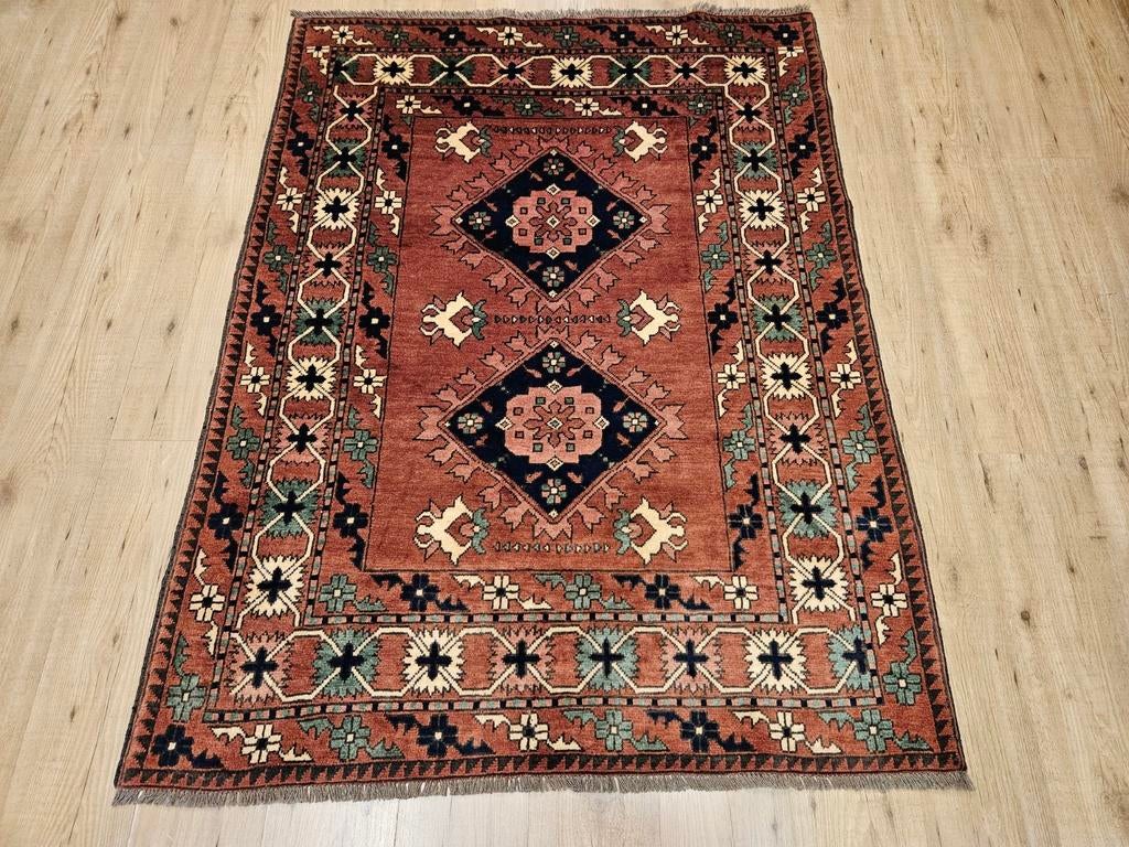 Handgeknoopt oosters tapijt kazak 167x124, Info@SlatsAntiek.nl, Tweedehands, Tweedehands, 100 tot 150 cm