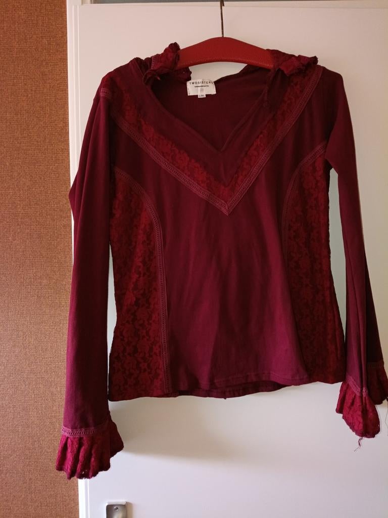 Shirt van Two Sisters nieuw!, Ophalen of Verzenden, Nieuw, Rood, Lange mouw