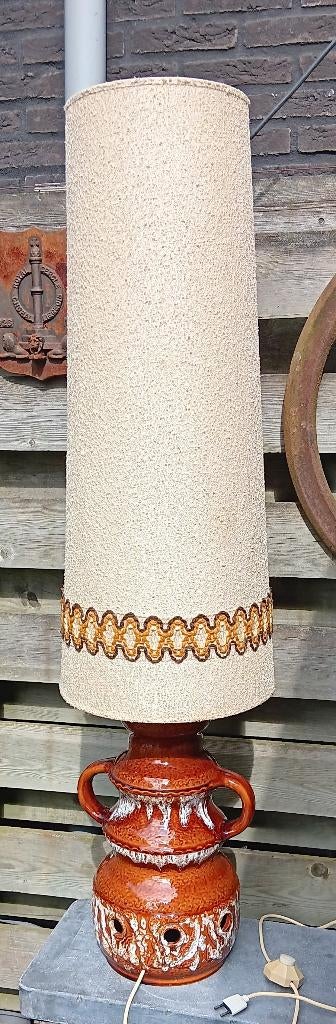 Vintage vloerlamp Fat Lava West Germany 100% authentiek (L29, Huis en Inrichting, Gebruikt, 100 tot 150 cm, Overige materialen
