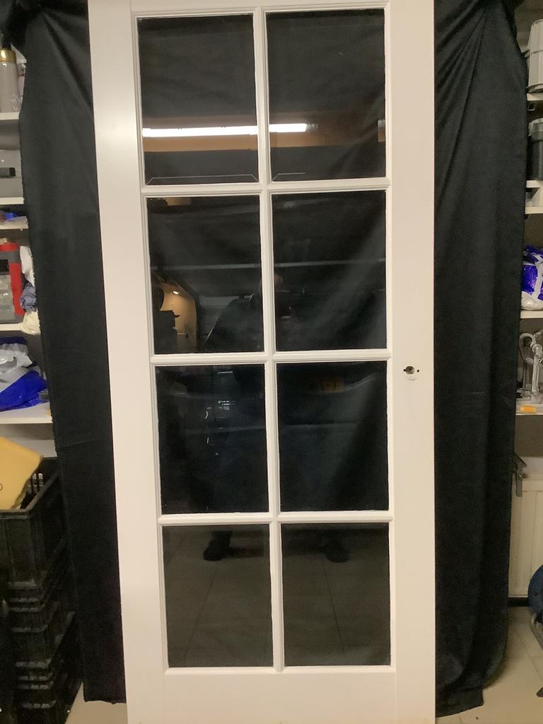 Opdekdeur linksdraaiend, Ophalen, Zo goed als nieuw, Binnendeur, 200 tot 215 cm