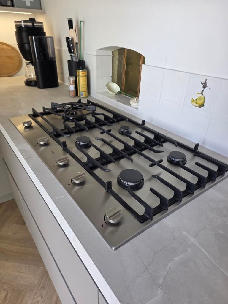 Atag gaskookplaat, Witgoed en Apparatuur, Fornuizen, Ophalen, 60 cm of meer, Zo goed als nieuw, Inbouw