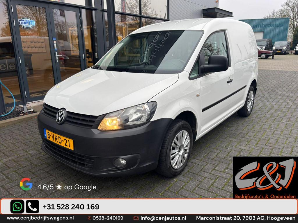 Volkswagen Caddy 1.6 TDI BMT airco cruise, Voorwielaandrijving, Stof, Gebruikt, Zwart