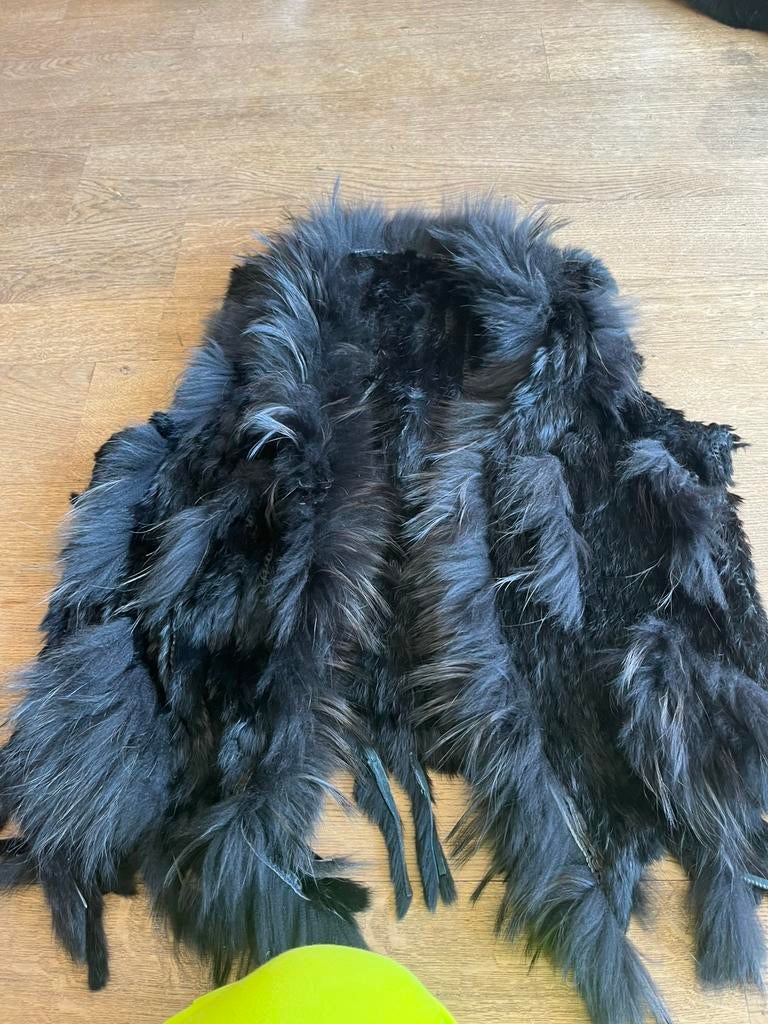 Bont body warmer l/xl, Kleding | Dames, Bodywarmers, Ophalen of Verzenden, Zo goed als nieuw, Maat 42/44 (L), Zwart