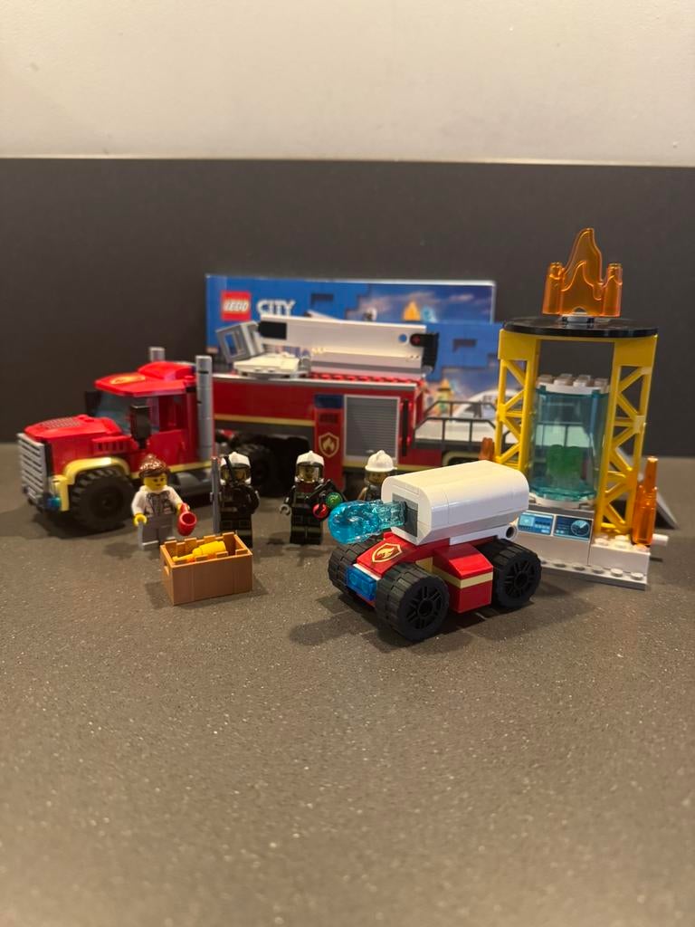LEGO City Grote ladderwagen - 60282, Ophalen of Verzenden, Zo goed als nieuw, Complete set, Lego