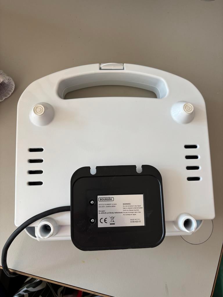 Tosti ijzer Bourgini, Ophalen of Verzenden, Zo goed als nieuw