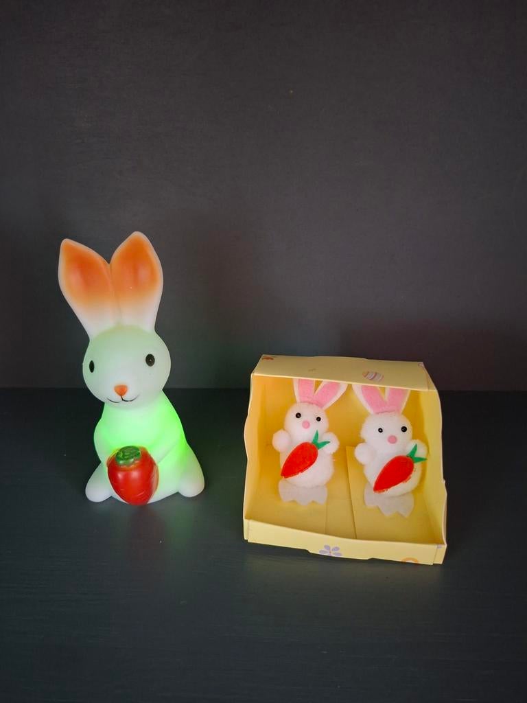 Paashaas deco + ledlamp, Ophalen of Verzenden, Zo goed als nieuw