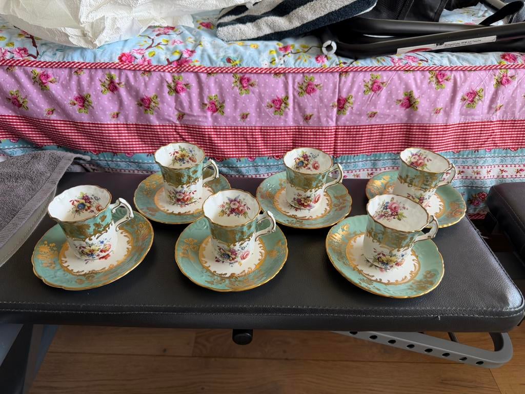 Hammersley 5392 green" of "Hammersley Dresden Sprays green", Ophalen