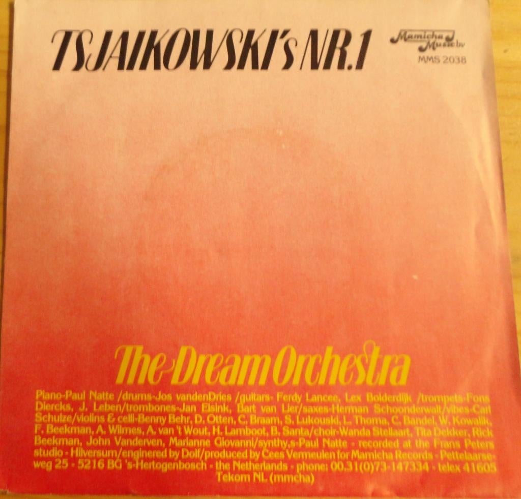 The Dream ochestra > Tsjaikovskis -Nr.1, Gebruikt, 7 inch, Single, Ophalen of Verzenden