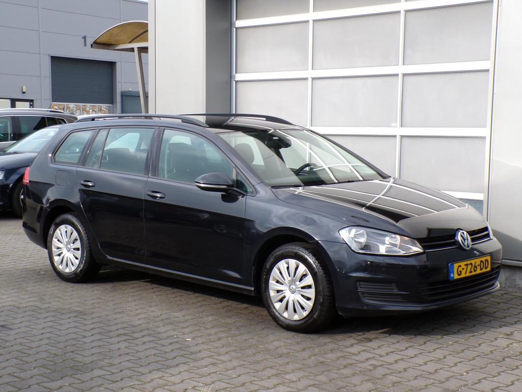 Volkswagen Golf Variant 1.6 TDI Comfortline|Cruise|Nav|Trekh, Auto's, Volkswagen, Voorwielaandrijving, Gebruikt, 4 cilinders, Zwart