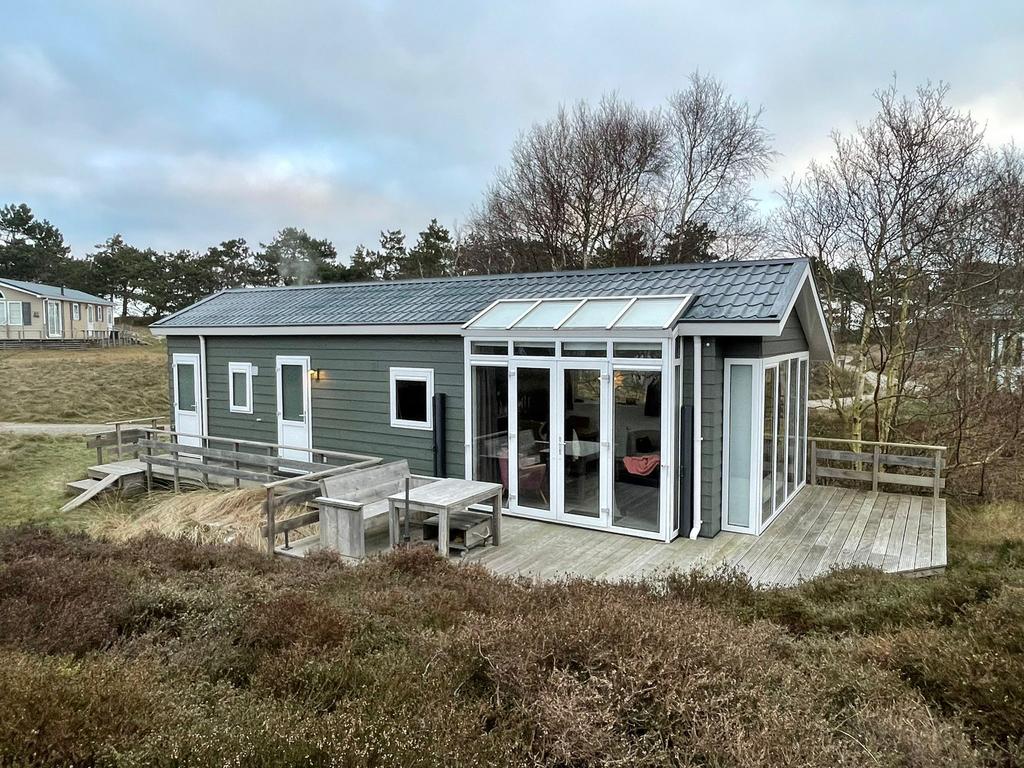 Te huur ruime lichte chalet op Texel, Caravans en Kamperen