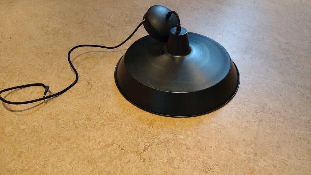 Hanglamp metaal zwart, Ophalen, Gebruikt, Metaal, Minder dan 50 cm