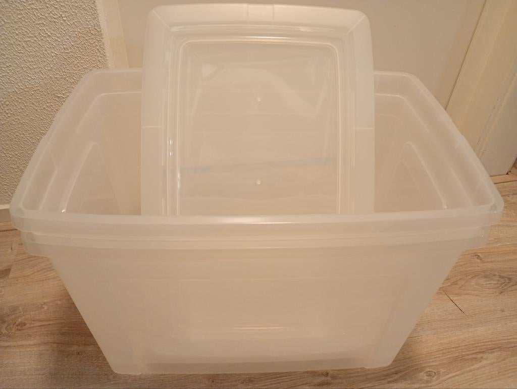 Nieuw 2 x opbergbox Iris 70 liter, Ophalen