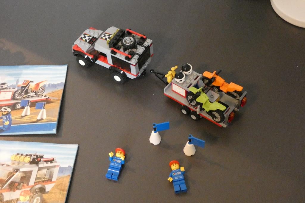 4433 LEGO City Dirt Bike Transporter, Ophalen of Verzenden, Zo goed als nieuw, Complete set, Lego