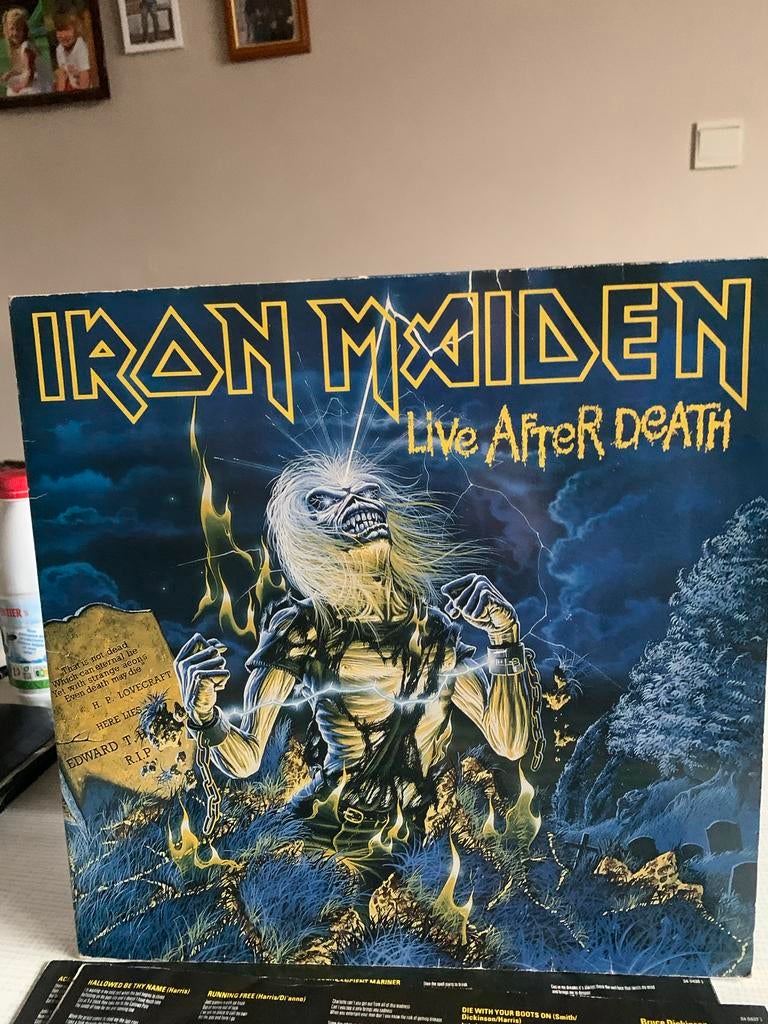 Iron Maiden - Live After Death LP, Ophalen of Verzenden, Gebruikt, 12 inch, Overige genres