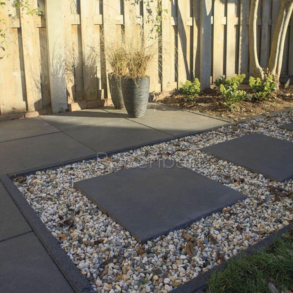 Goedkope Betontegel 60x60, Antraciet Tuintegel, terrastegel
