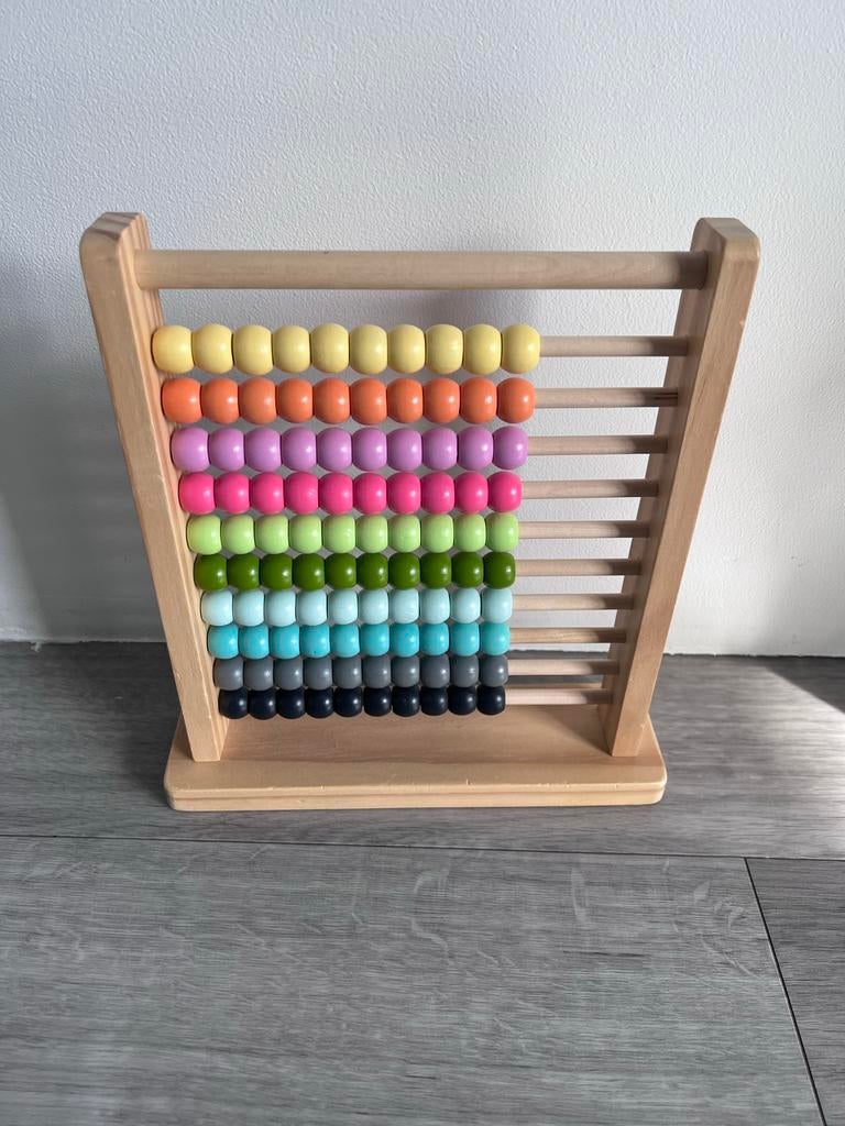 Houten Rekenrek (Telraam), Kinderen en Baby's, Speelgoed | Educatief en Creatief, Ophalen of Verzenden, Zo goed als nieuw, Rekenen