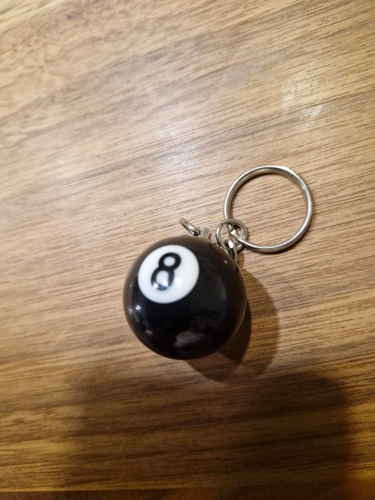 513 Sleutelhanger 8-ball, Ophalen of Verzenden, Gebruikt