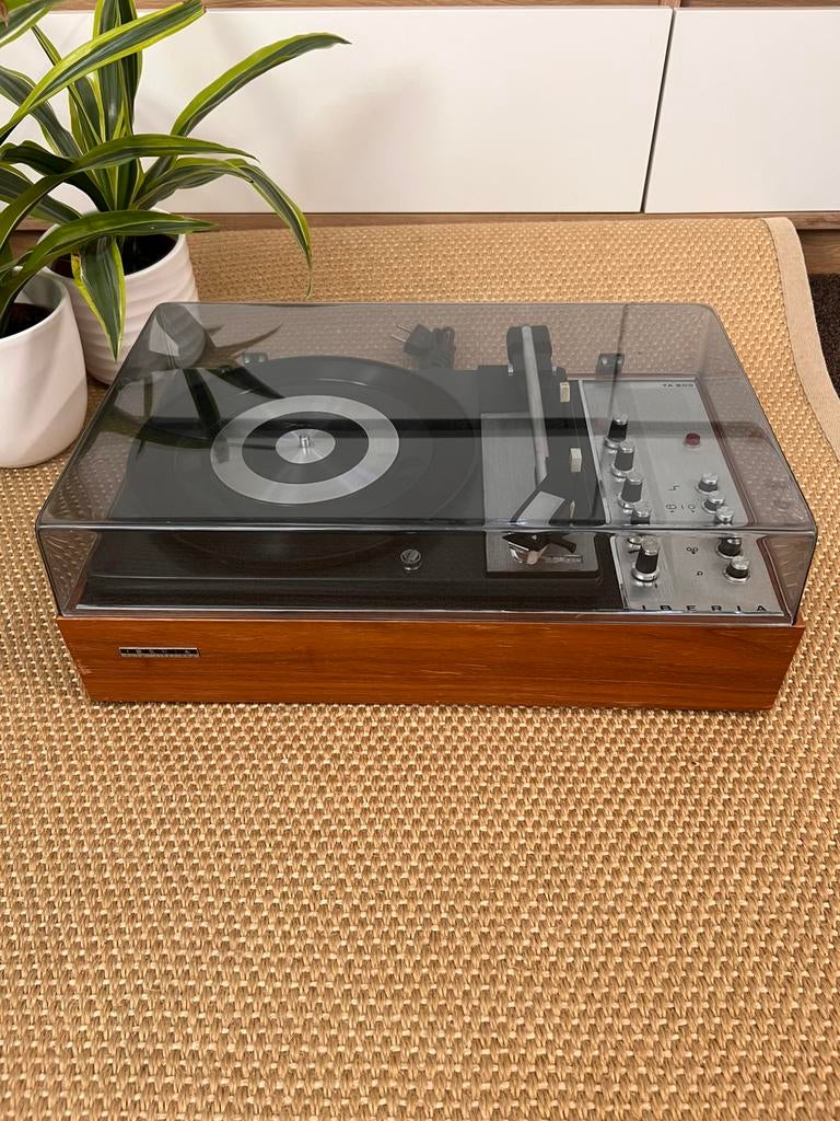 Iberia TA 803-I vintage platenspeler met versterker, Ophalen of Verzenden, Zo goed als nieuw, D, Overige merken