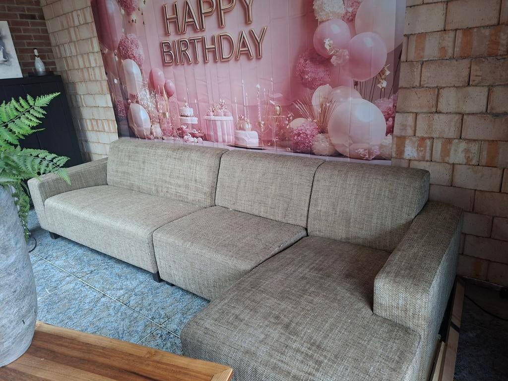 Leuke bank, Huis en Inrichting, Banken | Bankstellen, Ophalen of Verzenden, Gebruikt, Vierpersoons of meer