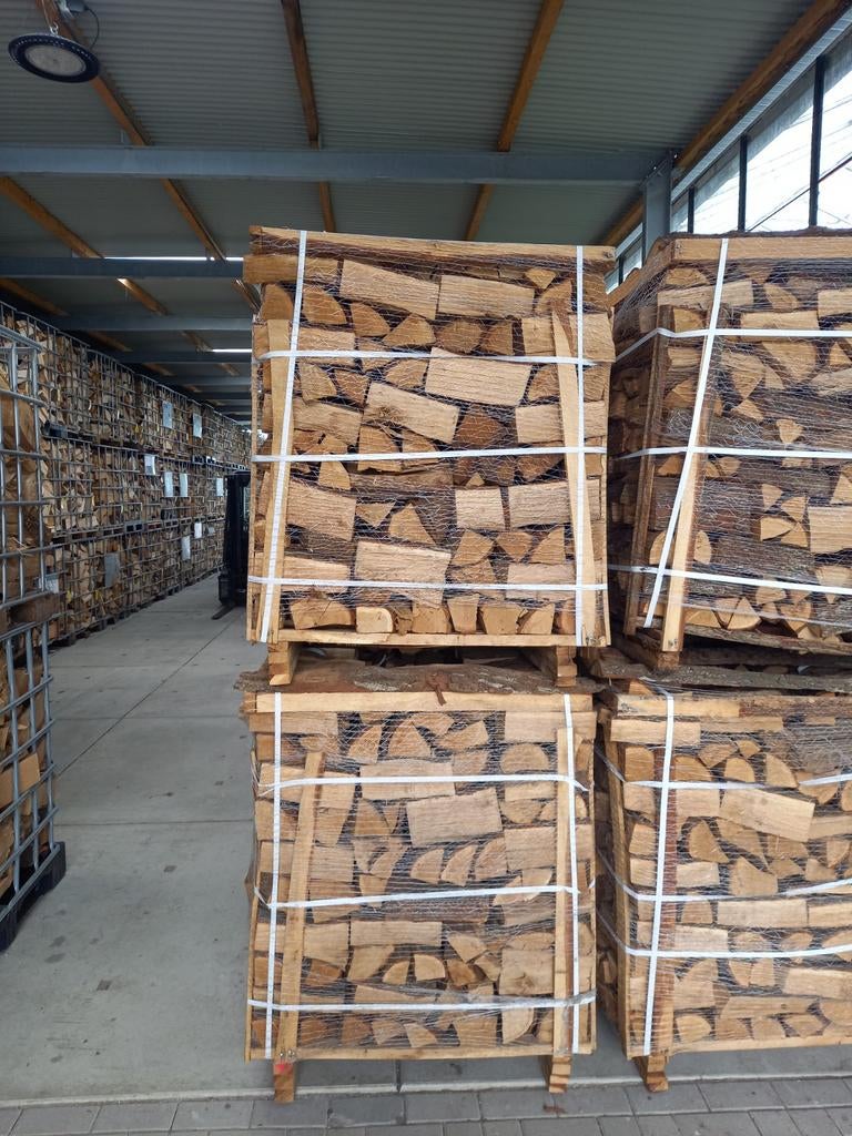 Droog Eiken Openhaardhout - Direct Stookbaar, Tuin en Terras, Haardhout, Minder dan 3 m³, Ophalen, Eikenhout, Blokken