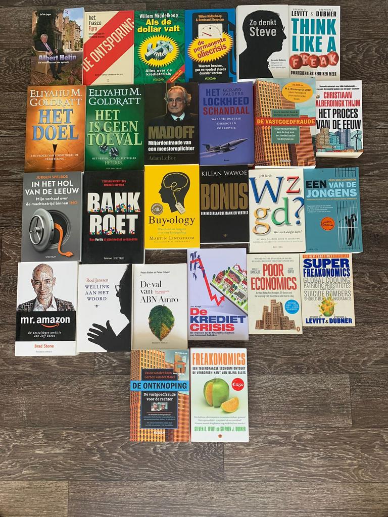 26 boeken economie/financieel, Boeken, Ophalen, Zo goed als nieuw, Overige onderwerpen
