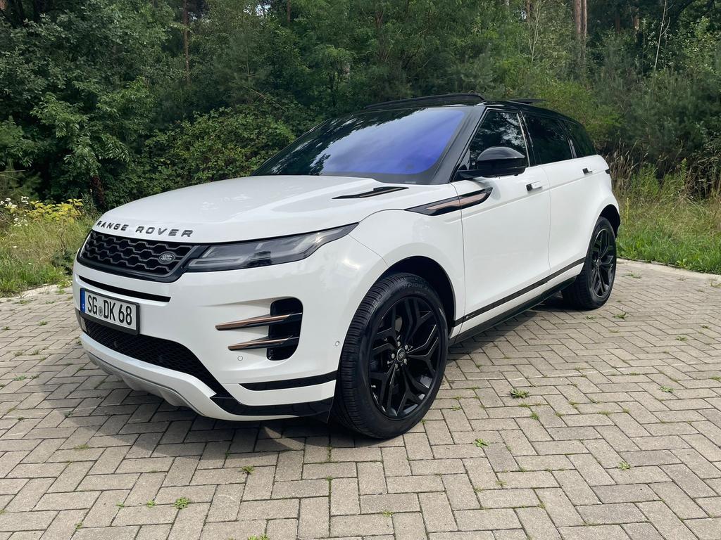 Range Rover Evoque R Dynamic 2019, Auto's, Automaat, Zwart, Wit, Leder