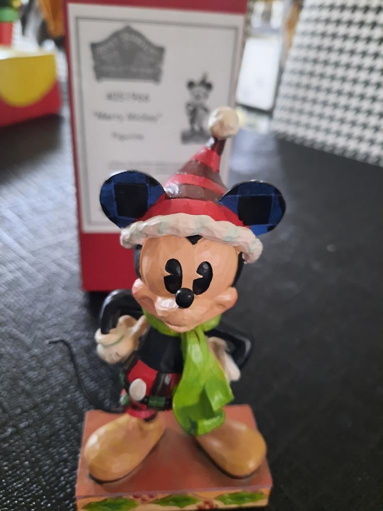 Disney traditions Merry Mickey, Ophalen of Verzenden, Mickey Mouse, Zo goed als nieuw, Beeldje of Figuurtje