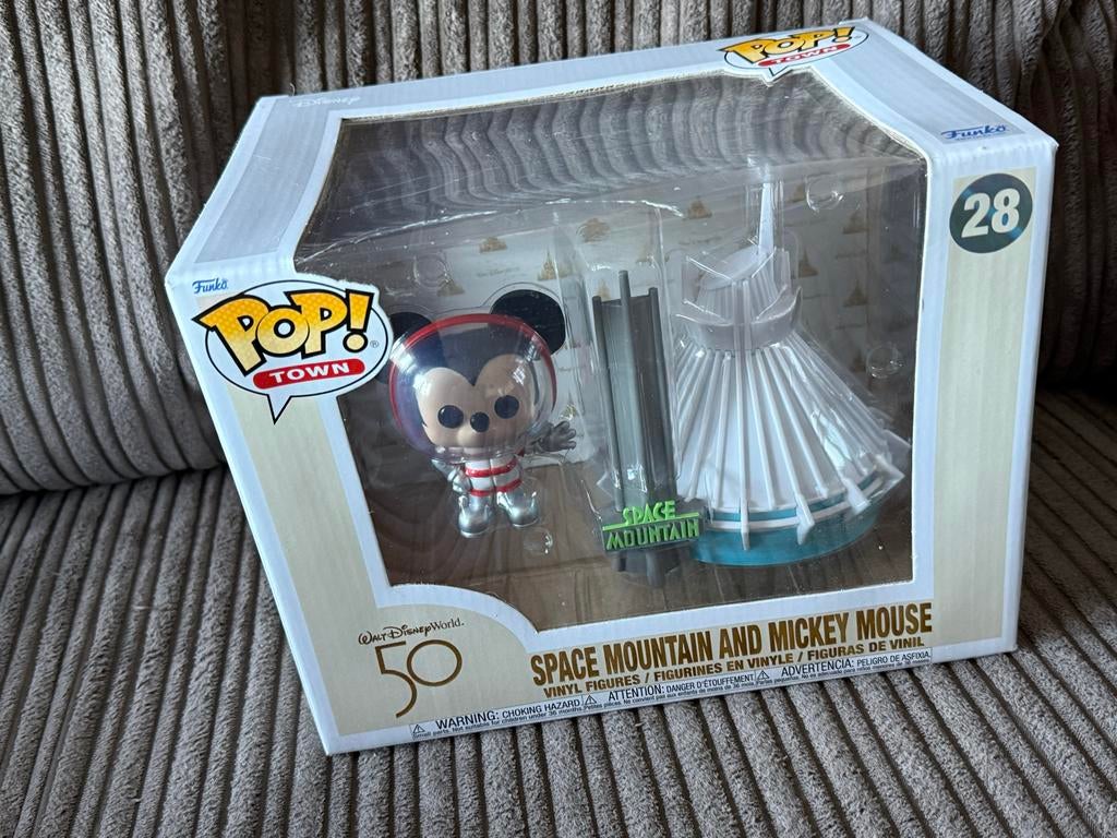 Funko Pop! Town Disney World 50 - Space Mountain & Mickey Mo, Ophalen of Verzenden, Nieuw