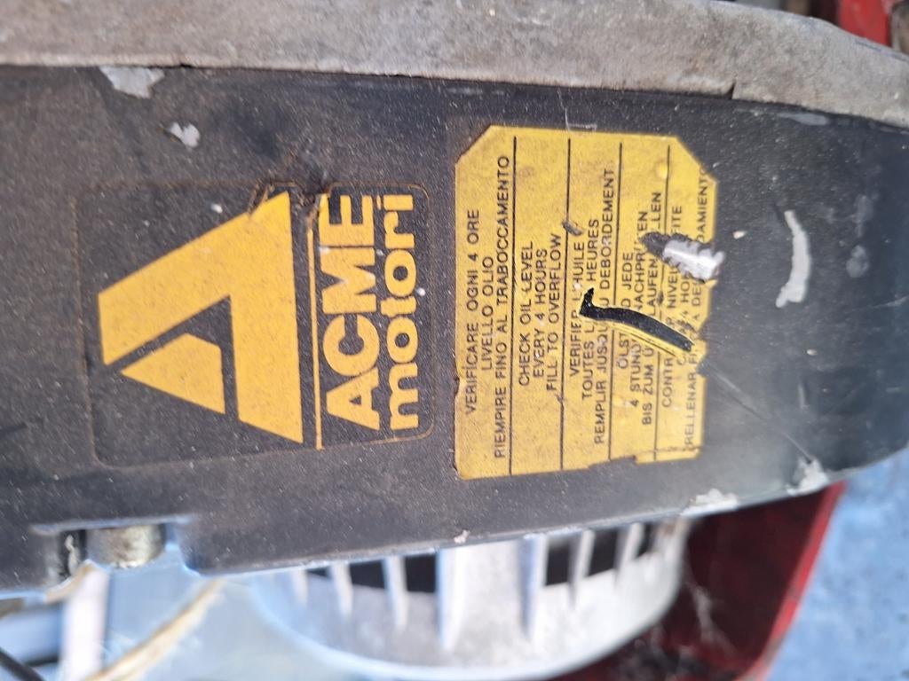 een cilinder motor, Ophalen, Gebruikt