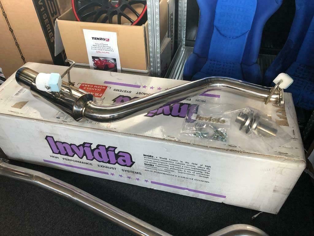 Invidia N1 Single Tit. Tip catback uitlaat - Impreza 08-14, Ophalen of Verzenden