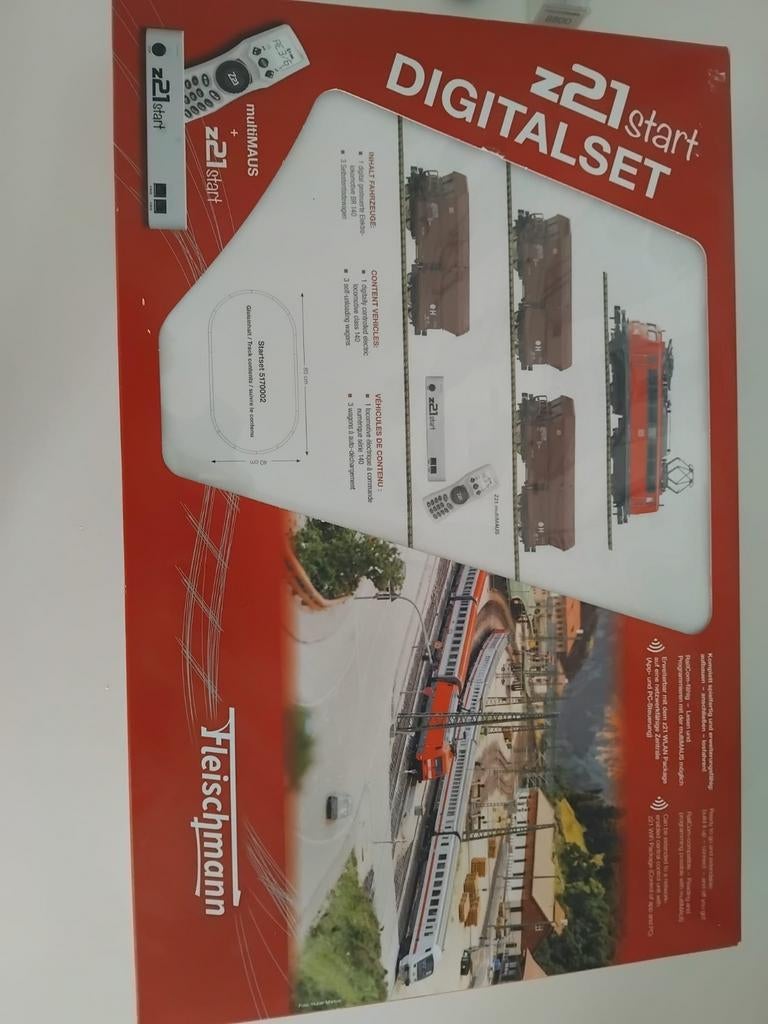 Fleischmann Z21 Start Digitaal Treinset  N spoor met extra's, Treinset, Ophalen of Verzenden, Zo goed als nieuw, Analoog