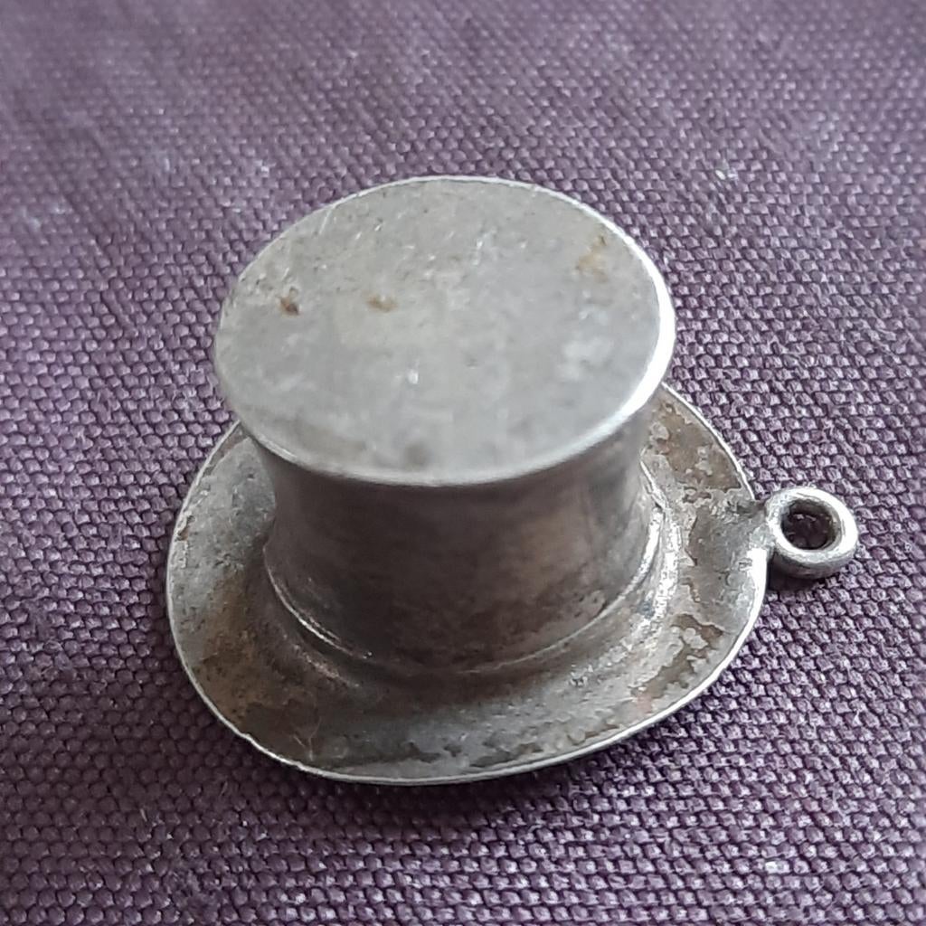 Grote Zilveren Bedel Hoge Hoed, Verzenden, Gebruikt, Zilver, Overige merken