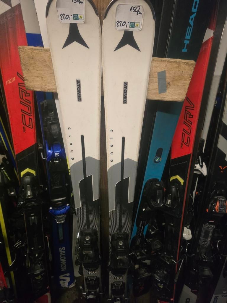 150cm ATOMIC CLOUD CLTD DAMES LIGHT SKIS, 140 tot 160 cm, Ophalen of Verzenden, Zo goed als nieuw, Carve