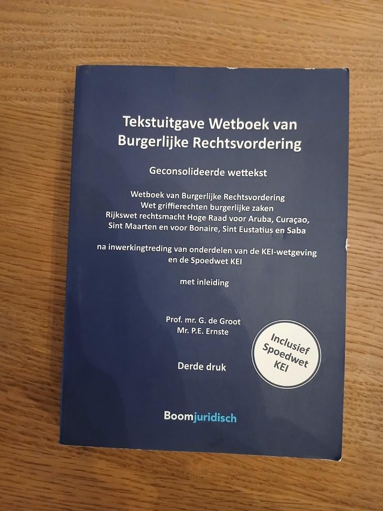 Wetboek Burgerlijke Rechtsvordering - Derde Druk, Ophalen of Verzenden, WO, Alpha, Nieuw