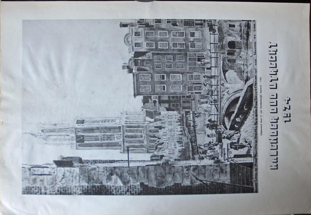 kalender Oud Utrecht 1974, Diversen, Kalenders, Ophalen of Verzenden, Maandkalender, Zo goed als nieuw
