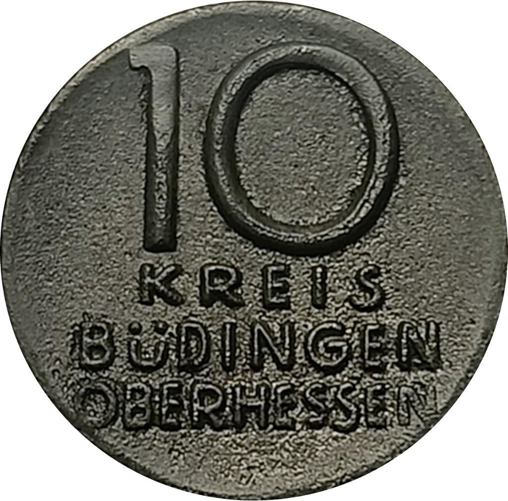 Büdingen 10 pfennig (1917), Verzenden, Duitsland, Losse munt