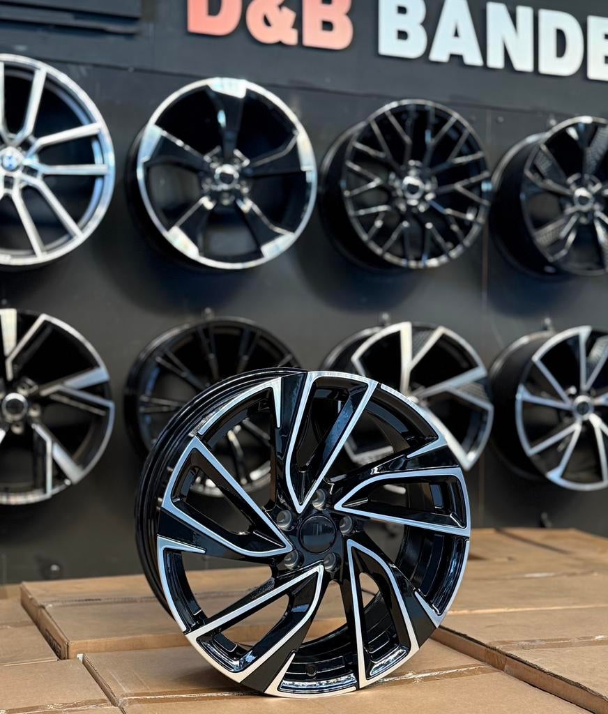 17 inch adelaide look velgen 5x100 Vw polo gti taigo t cross, Auto-onderdelen, Banden en Velgen, 215 mm, Velg(en), Nieuw, 17 inch