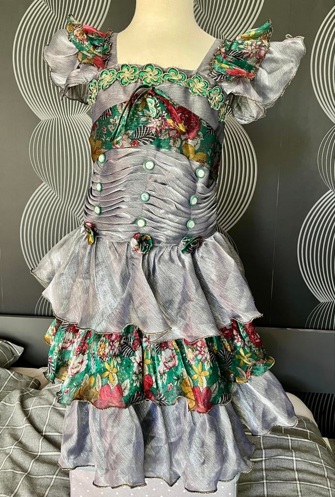 Feestjurk / Galajurk - Maat 140/146, Ophalen of Verzenden, Zo goed als nieuw, Meisje, Jurk of Rok