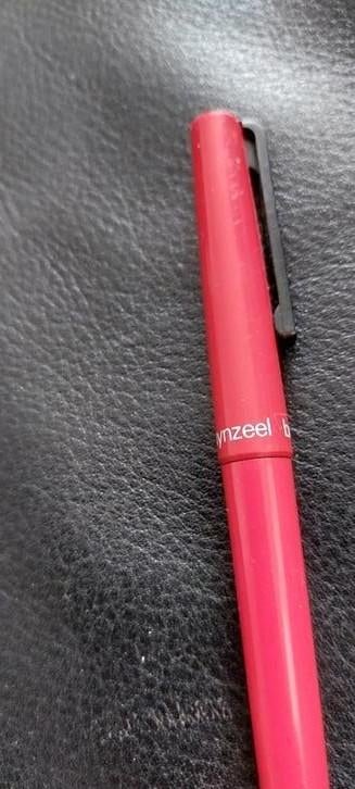Vintage Bruynzeel vulpen.rood.i.g.st., Verzamelen, Pennenverzamelingen, Overige merken, Ophalen of Verzenden, Zo goed als nieuw
