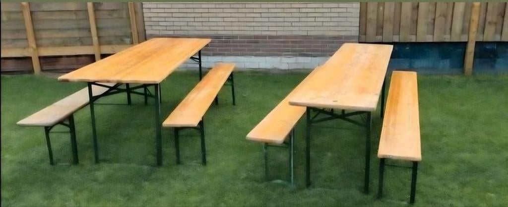 Bierbanken te huur, Ophalen