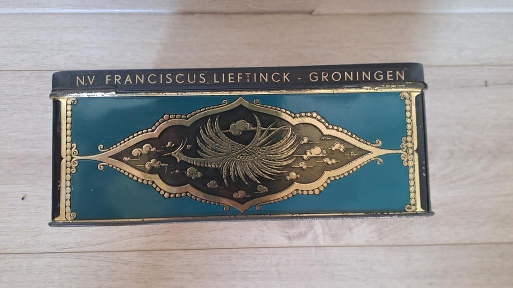 Fransiscus Lieftinck blik voor 0.5 kg rooktabak, Verzamelen, Blikken, Ophalen of Verzenden, Overige