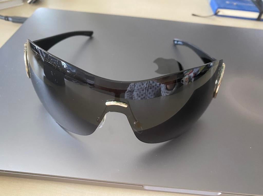 Leuke schattige originele dames zonnebril van merk Gucci, Overige merken, Gebruikt, Zonnebril, Zwart