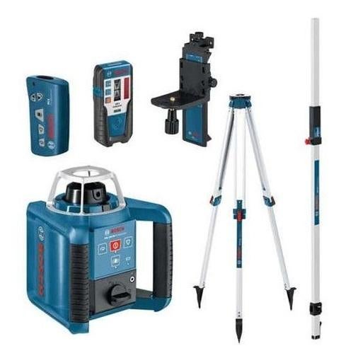 Bosch rotatielaser met ontvanger en statief te huur, Ophalen, Zo goed als nieuw