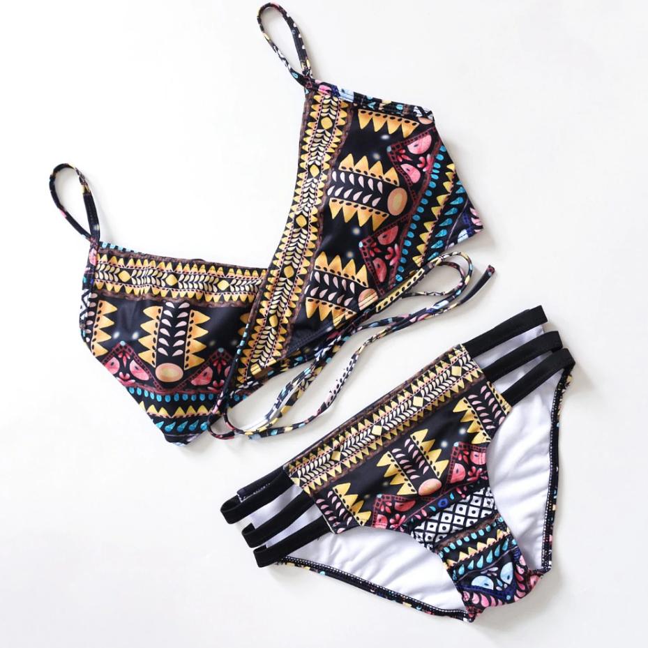 Boho bikini bandage brazilian sexy dames vrouwen badkleding, Verzenden, Nieuw, Bikini