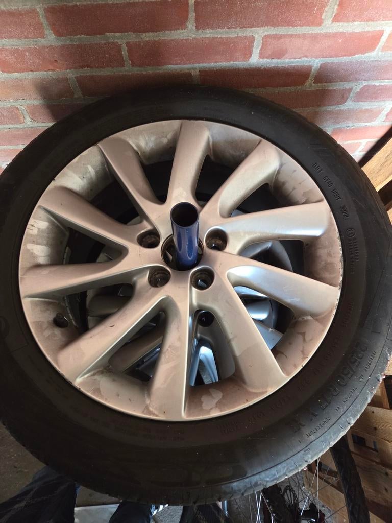 Volvo v70 velgen en Banden, 17 inch, Ophalen of Verzenden, Band(en), Zomerbanden